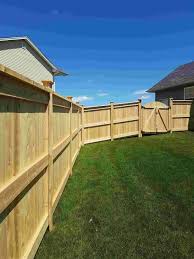 When building a fence on uneven terrain, one option is to follow the contours of your yard. Fencing Options For Sloped Land Eastern Fence
