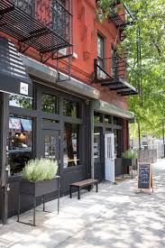 Restaurant Visit Aussie Style Invades Brooklyn At Brunswick Cafe Gardenista Facade Design Restaurant Exterior Bed Stuy
