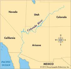 It is approximately 1,450 miles (2,330 km) long. Colorado River Kids Britannica Kids Homework Help
