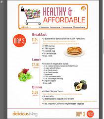 Healthy Affordable One Week Meal Plan We Ve Created A Week S Worth Of Affordable Meals That Use Wholesome Week Meal Plan Healthy Menu Plan Meal Planning