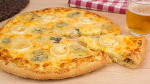 Pizza Cheesix Estilo Domino S Pizza Pizza 6 Quesos Cocinatelo Video De Cocina Disponible Pizza Cheesix Estil Comida Italiana Comida Recetas De Cocina