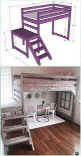 Do you assume loft bed plans for kids appears to be like nice? Diy Camp Loft Bed With Stair Instructions Diy Kids Bunk Bed Free Plans Furniture Diy Loft Bed Kids Bedroom Furniture Kids Bunk Beds