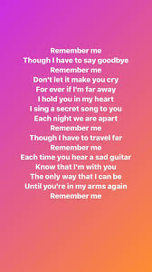 Remember Me Remember Me Quotes Me Too Lyrics For You Song