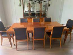 Shown in our natural mahogany finish. Mid Century Modern Henredon Dining Room Set Sideboard Table Chairs Buffet Ebay