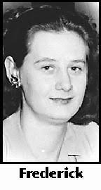 Ruth Frederick Obituary (1921