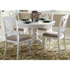 Round dining table the dining table is the most important piece of furniture of any home. Liberty Furniture Industries Summer House Pedestal Dining Table Walmart Com In 2020 Round Pedestal Dining Round Pedestal Dining Table White Round Dining Table