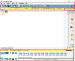 Cisco Packet Tracer 7 1 1 Action Pane And Menu Tracer Cisco Packet