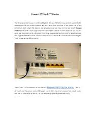 We use cookies to improve our site and your experience. Huawei B593