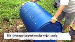 Mixing, or turning, the compost pile is key to aerating the composting materials and speeding the process to completion. How To Make A Compost Tumbler Youtube