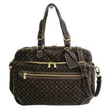 Louis Vuitton Ebene Monogram Mini Lin Sac A Langer Diaper Bag Louis Vuitton Tlc