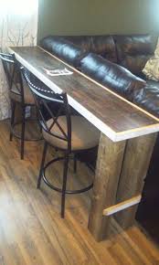 Behind The Couch Bar Table With Images Decor Table Behind Couch Furniture