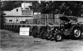 A Fleet Of Vintage Masseyferguson Tractors By Tafe In Our Madurai Plant The Early Days In Our Journey Of C Tractor Manufacturers Tractors Monster Trucks