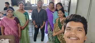 EX-STUDENTS of MGHS & JC Akash Lakahane, Abhilash Tamgadge , Nidhi  Jambhenkar visited our school.