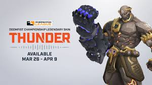 This video showcases all the events skins and items for heroes like. Thunder Doomfist Revealed To Celebrate Shock S 2019 Championship