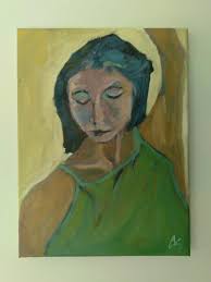 Original Peaceful People in Motion Oil Painting, Impressionist People in  Movement