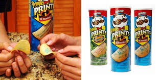 Folklore has it that an african american cook unintentionally invented the first potato chip in a fit of anger. Pringles Once Combined Inkjet Printing With Food Colouring To Print Trivia Questions And Answers On Their Chips Pringles Drinking Tea Inkjet Printing
