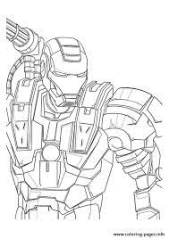War machine, the super hero squad show, shs, marvel comics, animation, tv series. War Machine A4 Avengers Marvel Coloring Pages Printable