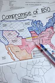 Manifest Destiny Worksheets 8th Grade Promise Of 1850 Map Activity In 2020 Social Studies Middle School Teaching History Middle School History