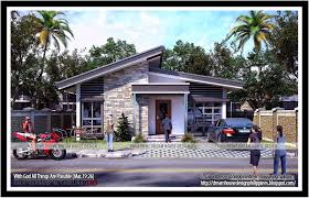 Wood panel doors, aluminum sliding windows or wrought iron, accent brick walls are the main features of these bungalow house concepts. Philippine Dream House Design Two Bedroom Bungalow House
