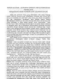 Top Pdf Contoh Kultum Ceramah Singkat Ramadhan Di Sekolah 123dok Com