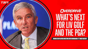 The mood between PGA Golfers and PGA Commissioner Jay Monahan