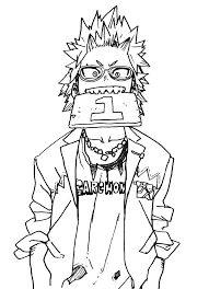 School's out for summer, so keep kids of all ages busy with summer coloring sheets. Funny Kirishima Coloring Page Free Printable Coloring Pages For Kids