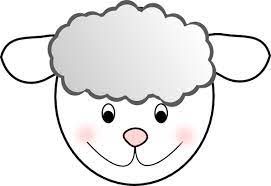 Angry black sheep face head with big horn vector. Sheep Face Sheep Template Sheep Mask