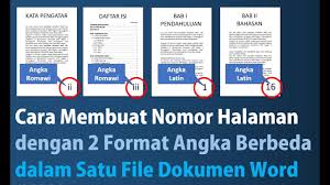 Berikut ini beberapa cara yang dapat dilakukan untuk memberi nomor halaman di word. Cara Membuat Nomor Halaman Dengan Angka Dan Juga Romawi Di Word Youtube