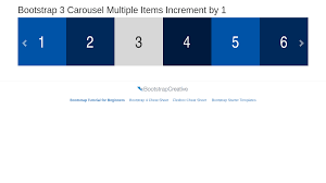What are the different buttons on the carousel? Bootstrap Snippets Library Layout Examples Code Demos Bootstrapcreative Library Layout Multiple Flexbox Cheat Sheet