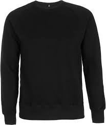 Sie sind kuschlig weich, angenehm auf der haut und für die freizeit einfach unschlagbar: Sweatshirt Aus Biobaumwolle Schwarz Schwarzes Manner Sweatshirt Sweater Grundstoff Net
