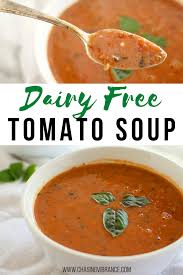 Dairy Free Tomato Soup In 2020 Vegan Tomato Soup Dairy Free Tomato Soup Healthy Soup Recipes