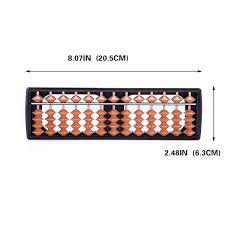 Abacus turns math into fun symbols, making math easy for students of all ages. Global Brands Online 23 Digit Rods Standard Abacus Soroban Chinese Japanese Calculator Counting Curriculum Resources Ecog Stationery Office Supplies