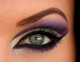 Purple And Gold Eye Makeup Eye Make Up Makeup
