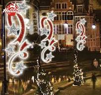 2D Municipal Outdoor Street Motif Lighting for Urban Festive ...