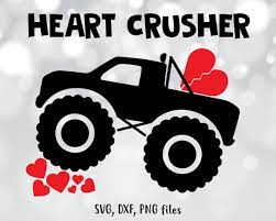 Monster Truck Valentine Svg Free Novocom Top