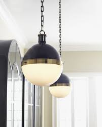 Hicks 1 Light Small Bronze With Antiqued Brass Pendant Traditional Pendant Lighting Brass Pendant Light Visual Comfort