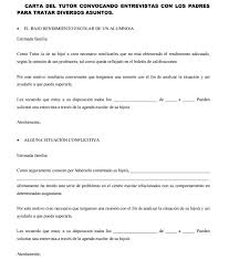 Carta Del Tutor Convocando Entrevistas Con Los Padres Ejemplo Carta Del Maestro A Los Padres Bilingual Classroom Bilingual Education Tutor