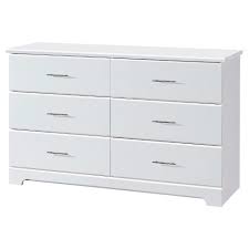 Envelo white / walnut 6 drawer double dresser. Storkcraft Brookside 6 Drawer Dresser Target
