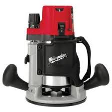 Milwaukee 13 Amp Corded 2 1 4 In Max Hp Evs Bodygrip Router 5616 20 The Home Depot Milwaukee Tools Woodworking Tools For Sale Router