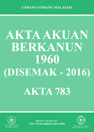 For more information and source, see on this link : Laws Of Malaysia Akta Akuan Berkanun 1960 Disemak 2016
