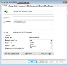 Specs brother mfc 260c multifunctional inkjet a4 6000 x 1200 dpi 27 ppm mfc 260c from images.icecat.biz brother mfc 260c now has a special edition for these windows versions: Change The Printer Driver Settings Windows Macos Brother