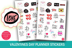 ✅ download free mono or multi color vectors for commercial use. Valentines Day Planner Stickers Graphic By Happy Printables Club Creative Fabrica Planner Stickers Day Planners Download Valentines