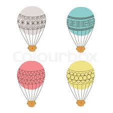 Multiple people were killed in the crash. Aerostat Air Balloon Outline Colored Stock Vector Colourbox