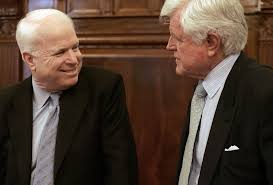 (evan agostini/evan agostini/invision/ap) the politician, who was an arizona senator for more than 30 years, died at age 81 in 2018 after a battle with brain. John Mccain S Relationship With Ted Kennedy Ted Kennedy And John Mccain Died On The Same Day