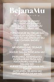 Bejanamu By Jpcc Worship Lirik Lyrics Rohani Lirik Lirik Lagu
