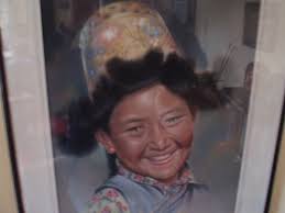Tibetan Girl by Goray Douglas