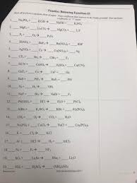 Balancing equations and types of reactions. Balancing Equations Homework Help Chemical Worksheet Answers Chemistry Chem Rxns Ws 1st House Expenses Spreadsheet 2nd Grade Time First Math Problems Pattern Tracing For Kindergarten Number Line 1 Calamityjanetheshow