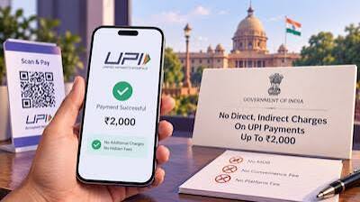 UPI Payments Up To Rs 2,000 Are Free. Here's What Happens Beyond That