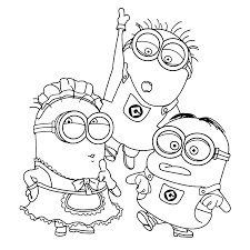 Kleurplaat Minions Google Zoeken Kleurplaten Minions Minion