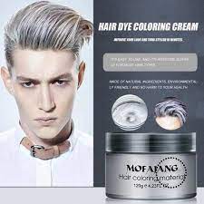 Hair Color Wax Professional Dye Gel Mud For Men Women Accesorios Grey Hair Wax Diy Hair Color Hair Wax